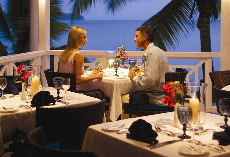 Secrets Saint Lucia Resort & Spa (Adults Only) โกรส อิส์ลีต ร้านอาหาร รูปภาพ